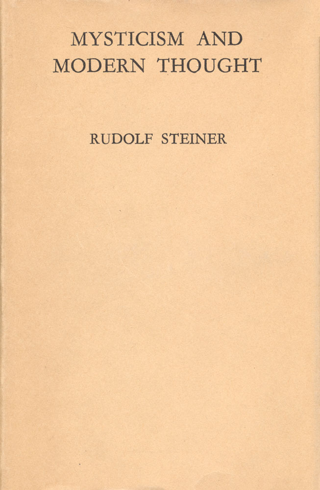 Mysticism and Modern Thought